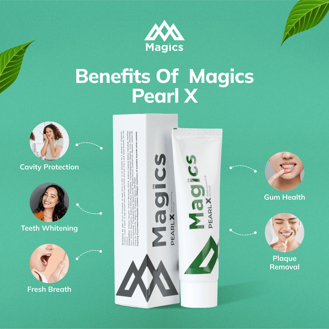 Magix Toothpaste best teeth whitening toothpaste in india - Magics