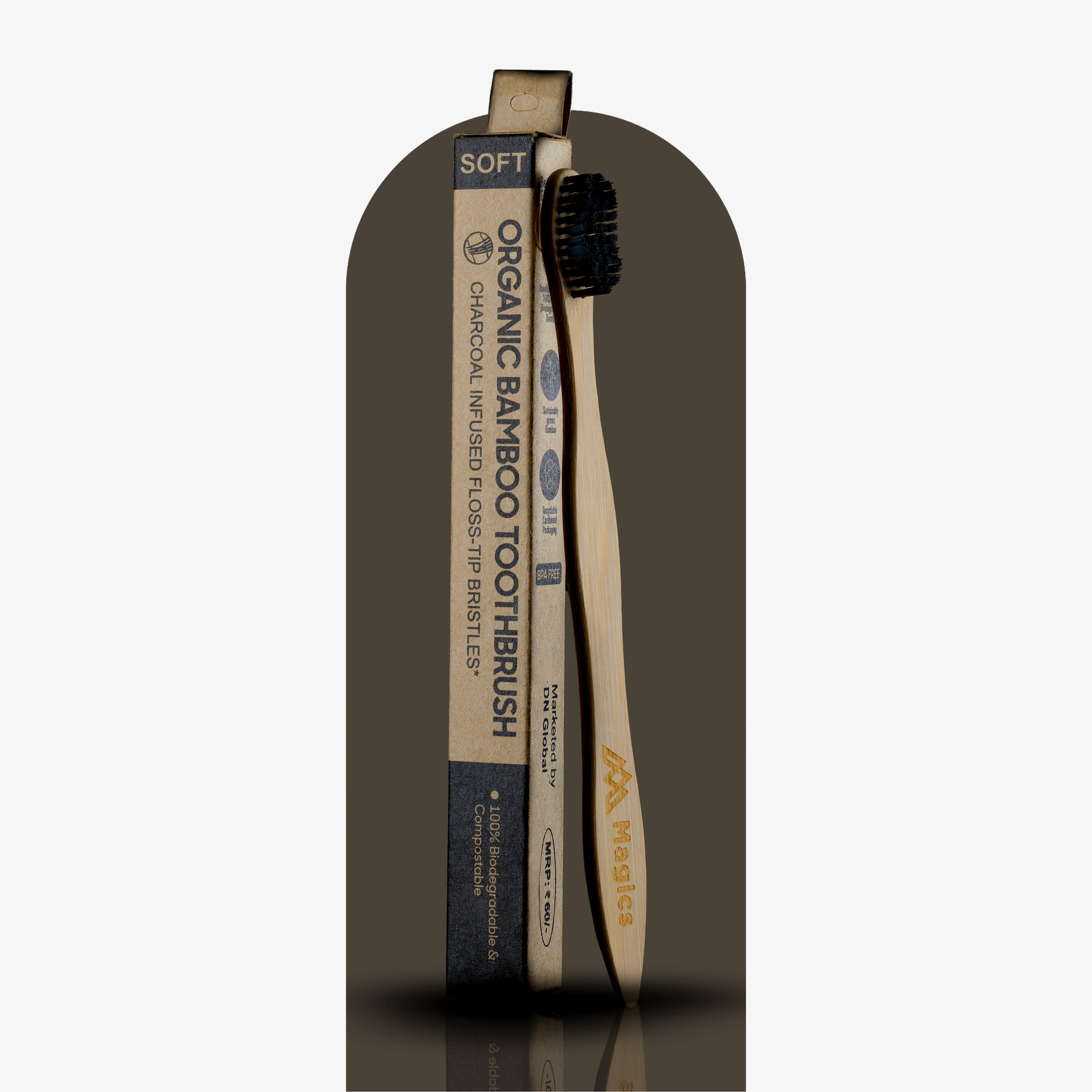 Magics Wooden Toothbrush